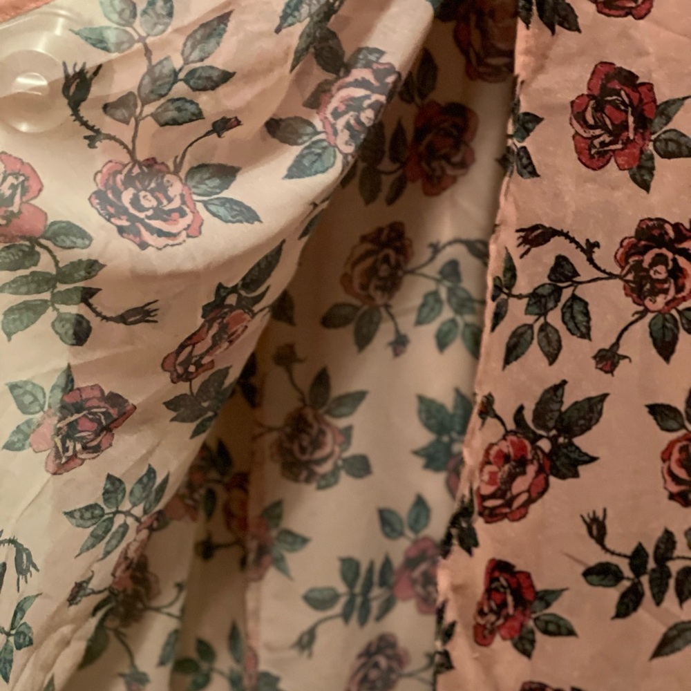 Mia Joy Colette Dress maxi rose floral NWTs ashes of roses 💐 Sz Large JOYFOLIE - Picture 11 of 11